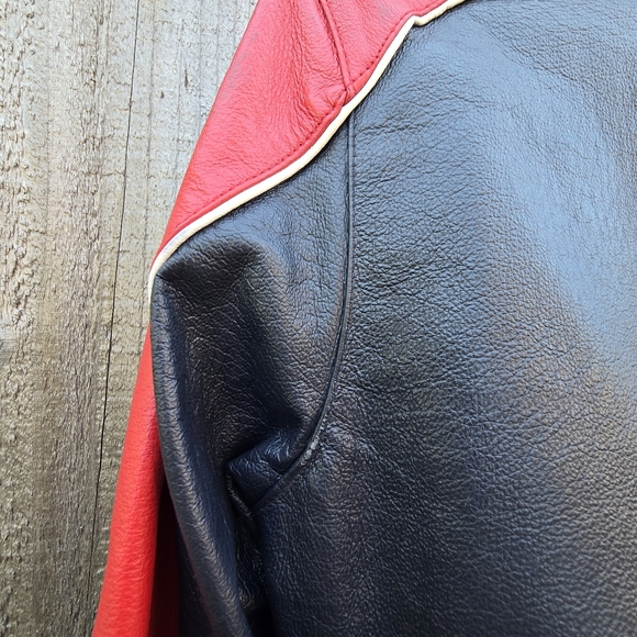 Jeff Gordon 24 Jacket Womens Small Black Red NASCAR Racing Genuine Leather - Picture 10 of 16